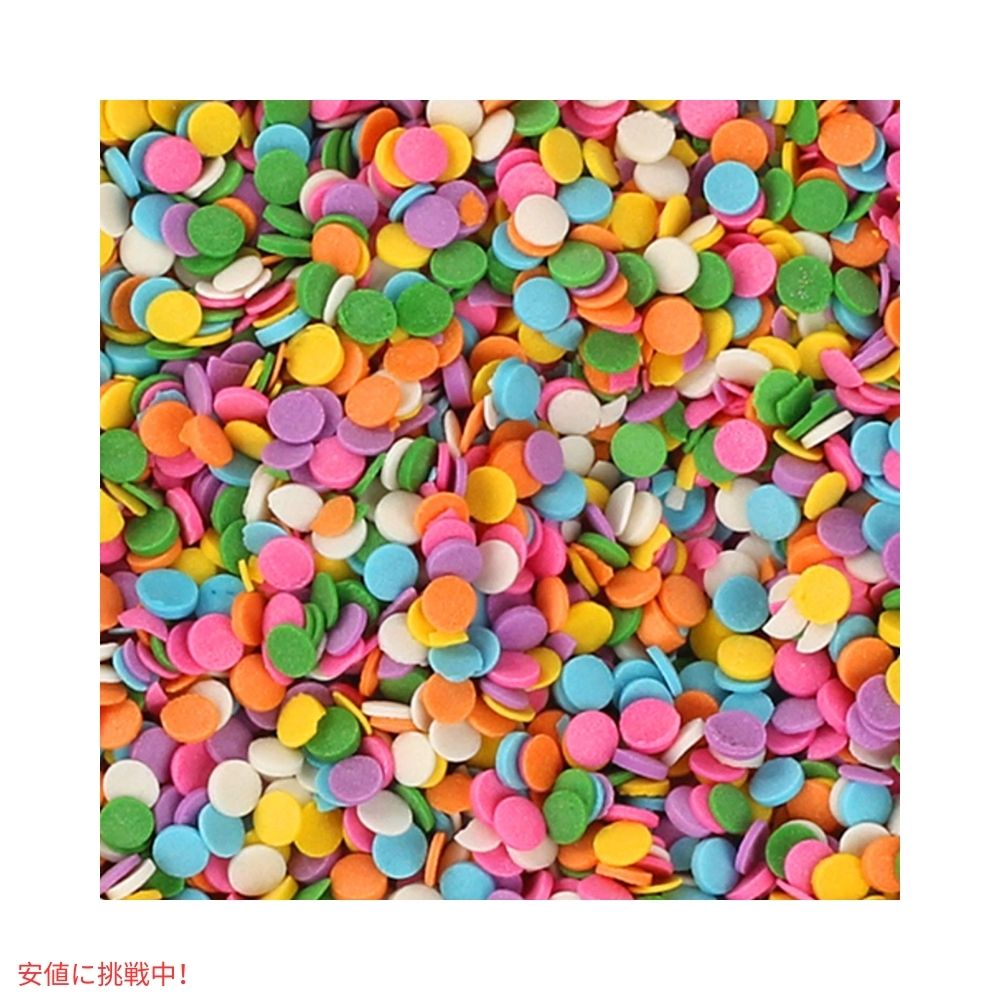 A Great Surprise レインボーパステル コフェッティ スプリンクル 1.7ポンド Rainbow Pastel Confetti Sprinkles 1.7lbs 4