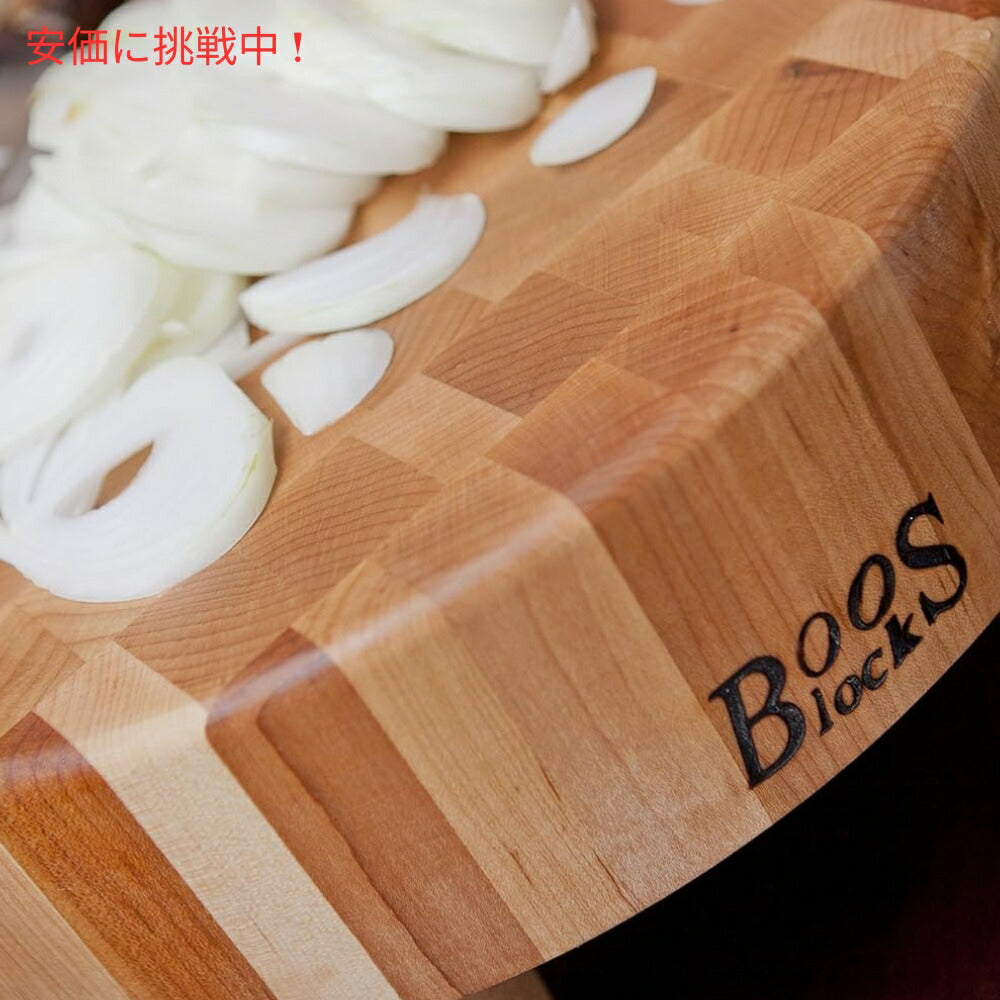 John Boos ブロック MCR1 チョッピングボード 直径12インチ x 厚さ3インチ Block MCR1 Chopping Board 12in Round x 3in 5