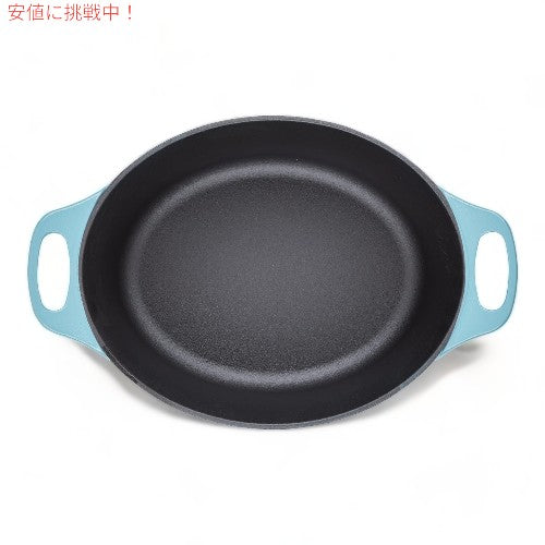 レイチェルレイ Rachael Ray 蓋付き ナイトロ キャストアイロン ダッチオーブン 6L [アガベブルー] NITRO Cast Iron Dutch Oven 6.5Qt Agave Blue 5