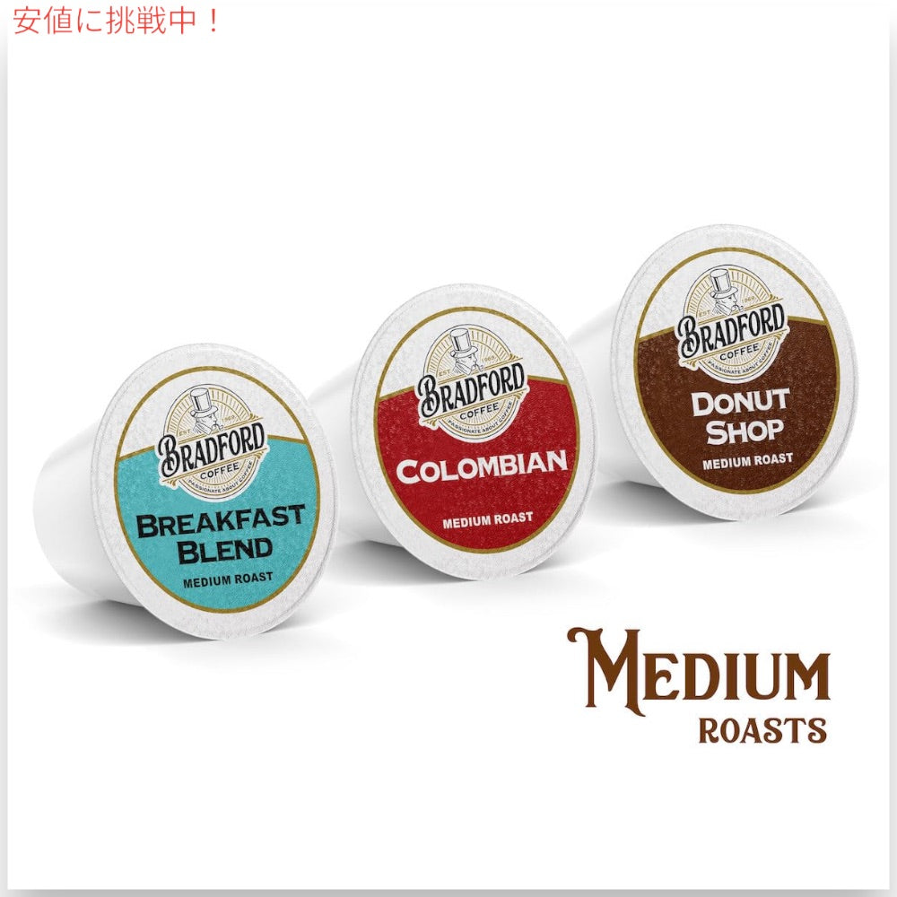 Bradford Coffee ブラッドフォードコーヒー カプセルコーヒー バラエティパック 100個入り キューリグ Kカップ Variety Pack for Keurig K-cups 100ct 2