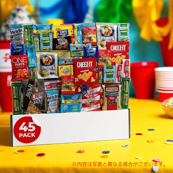 ブルーリボン　スナック ボックス ケア パッケージ バラエティ パック (45 カウント) 2
