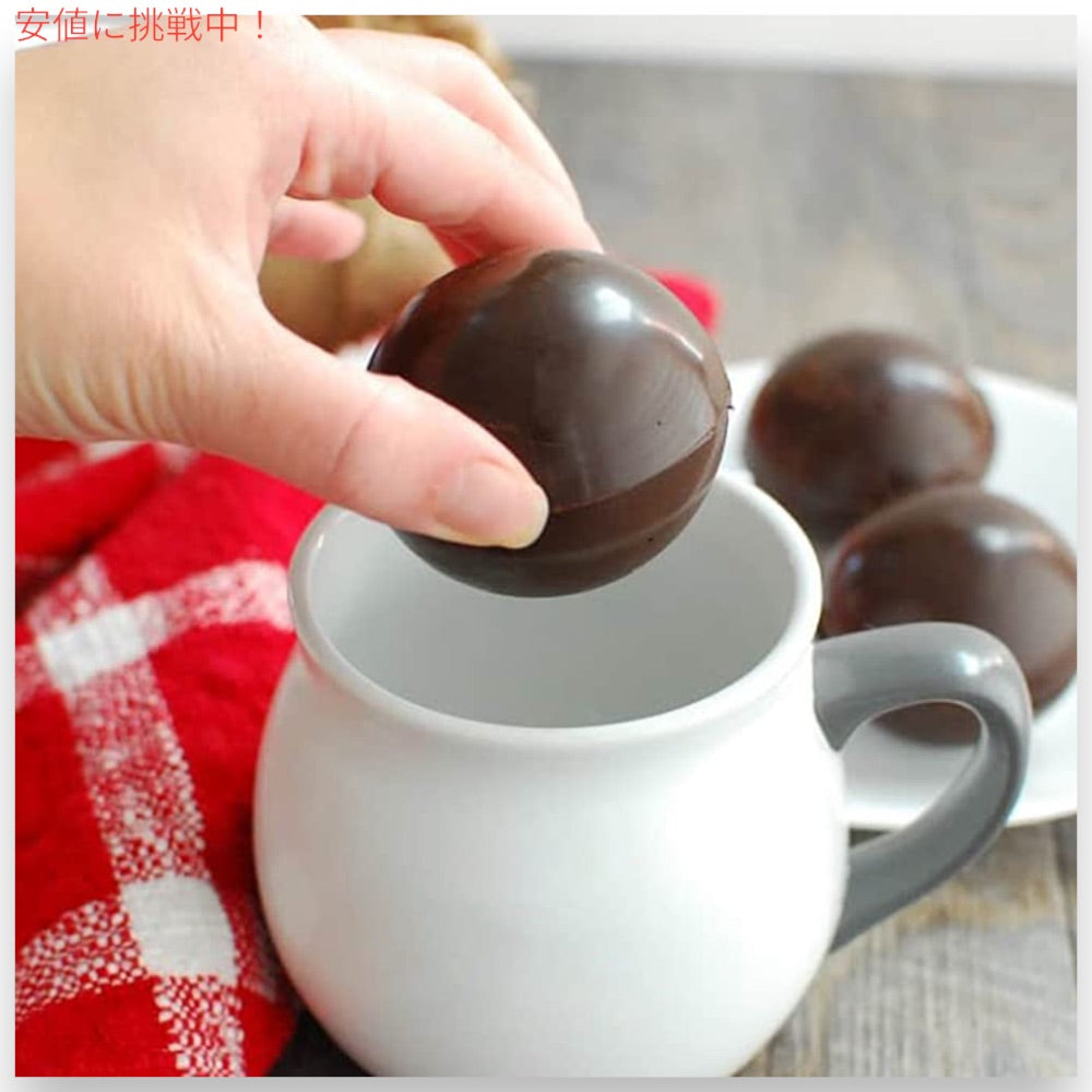 Doohickey Fudgy Bombs ホットチョコレートボム ココアミックス マシュマロ入り 3個入り ホットチョコレート チョコレートドリンク 2