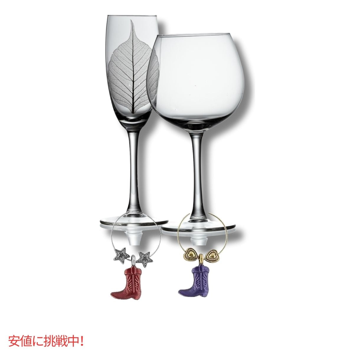 ワイングラスチャーム that Wine is Mine! 西洋ブーツ 6点セット  Wine Glass Charms Boot 4