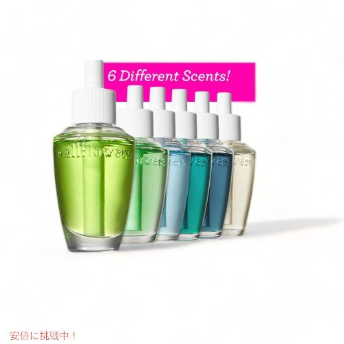 【お楽しみセット】ウォールフラワー本体 & リフィル季節限定6種セット Bath&Body works バスボディ *香りはお任せです 1