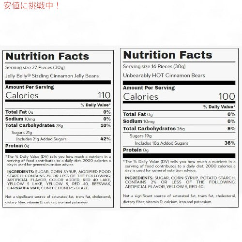 Needzo ニードゾ Sizzling Cinnamon Jelly Beans and Unbearably Hot Gummy Bears シズリング シナモン ジェリービーンズ 辛いグミ ベア 3oz 6