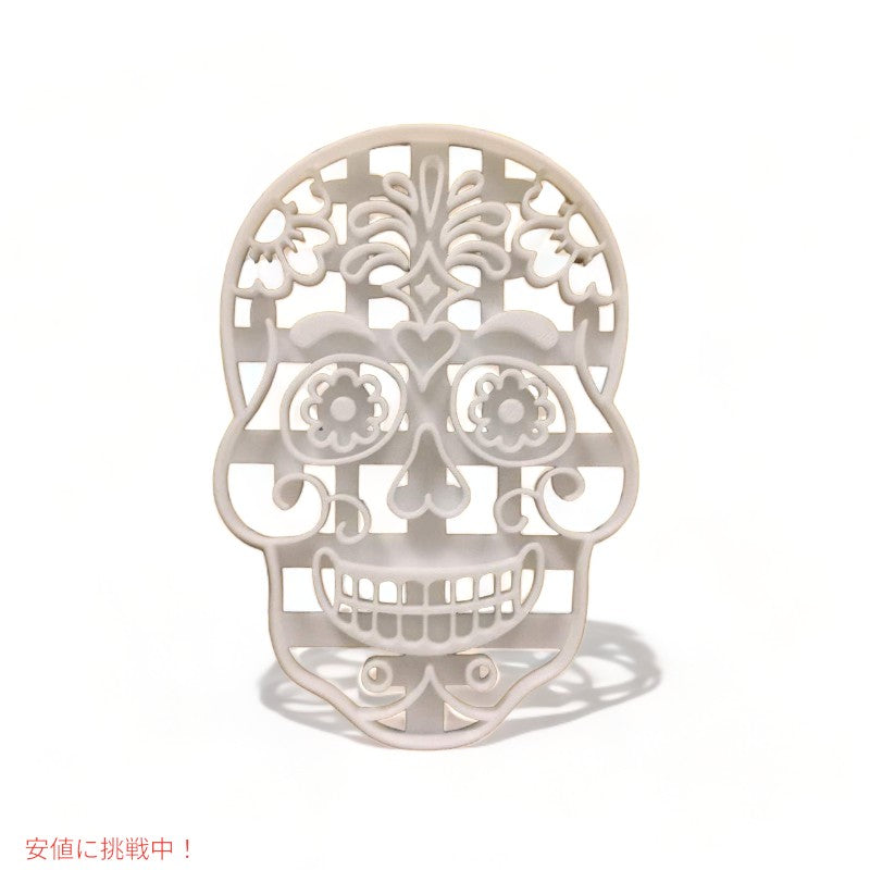 Day of the Dead  死者の日クッキーカッター Floral Skull cookie cutter Bakerlogy 4