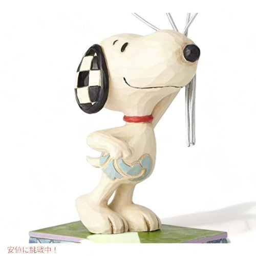 エネスコ ジム・ショアコレクション スヌーピー & ウッドストック Love is in the Air 約19センチ 置物 飾り インテリア Enesco Jim Shore Peanuts Snoopy 4