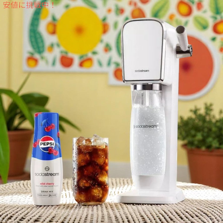 SodaStream ソーダストリーム ペプシ ワイルドチェリー ドリンクミックス 14.9 fl oz Pepsi Wild Cherry Drink Mix 440ml 4