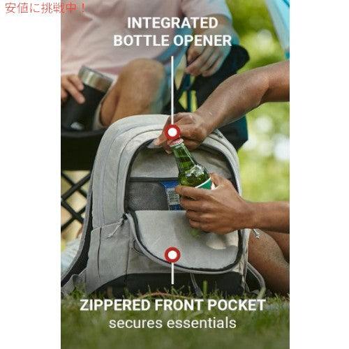 Coleman コールマン Backroads Series Soft Coolers 30 can バックロードシリーズ ソフトクーラー 30缶 バックパック キャンバス地 Gray 5