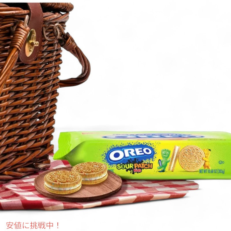 Oreo オレオ Sour Patch Kids Cookies サワーパッチ キッズ クッキー 10.68oz 4