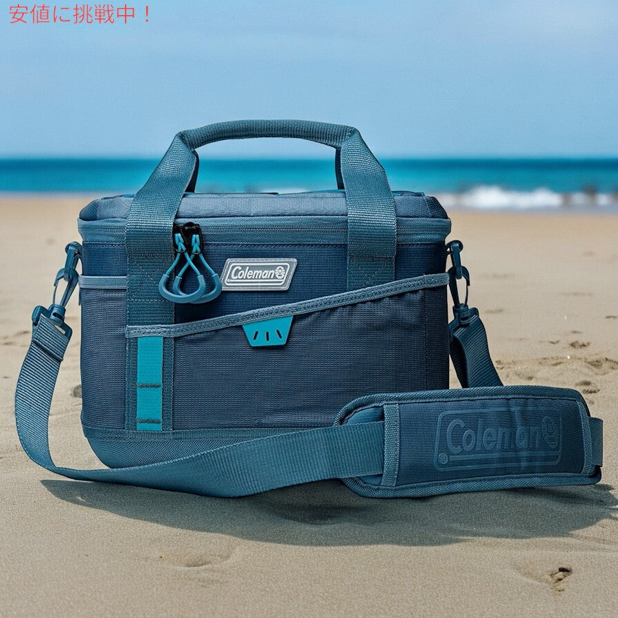 コールマン Coleman スポーツフレックス 断熱ソフトクーラー 16缶 [オーシャンブルー] 漏れ防止 ポータブル 16-Can Soft Cooler [2000037644] Ocean Blue 2