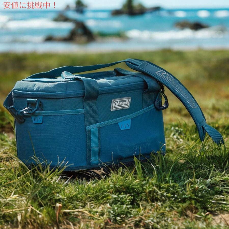 コールマン Coleman スポーツフレックス 断熱ソフトクーラー 16缶 [オーシャンブルー] 漏れ防止 ポータブル 16-Can Soft Cooler [2000037644] Ocean Blue 4