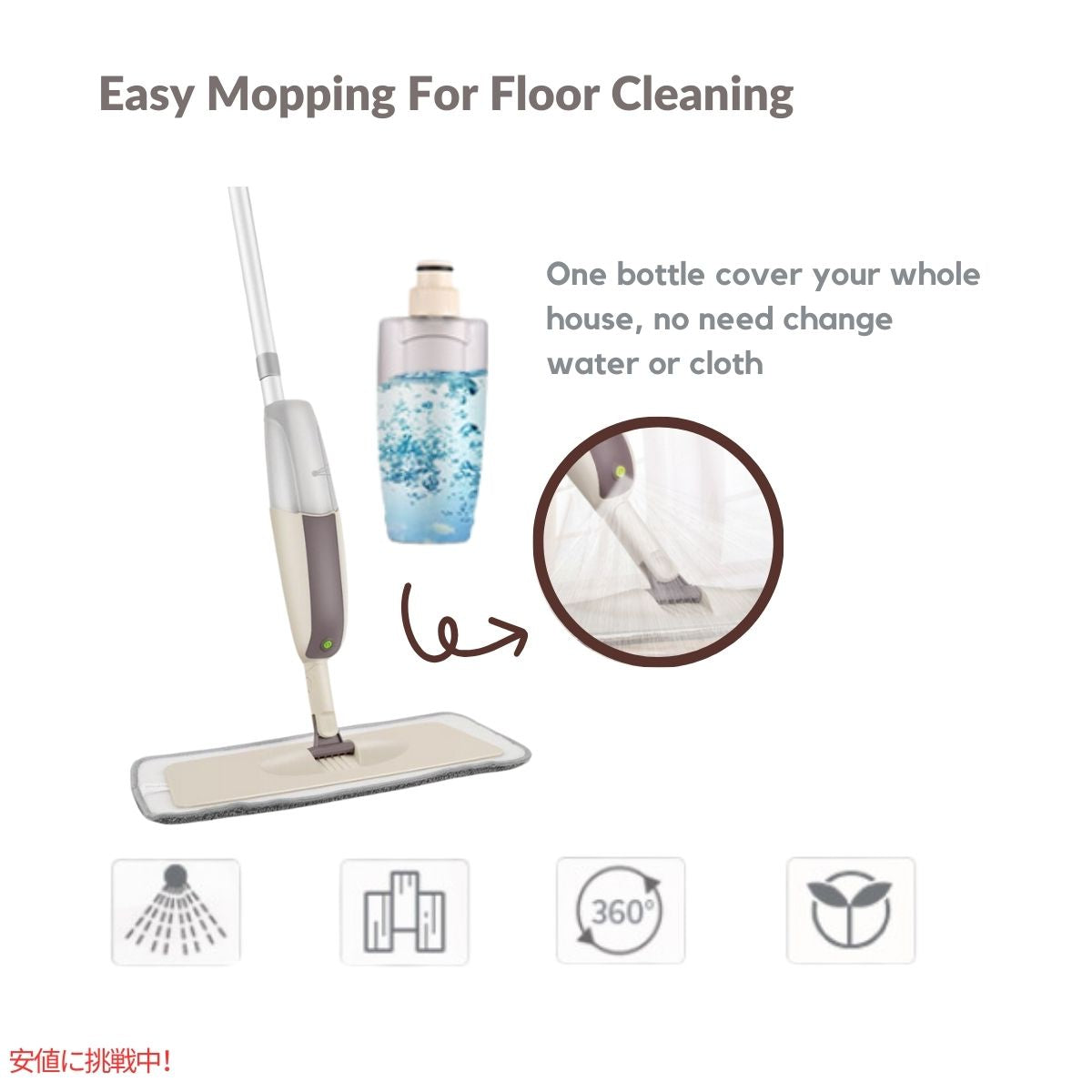 床掃除用スプレーモップ Spray Mop for Floor Cleaning 7
