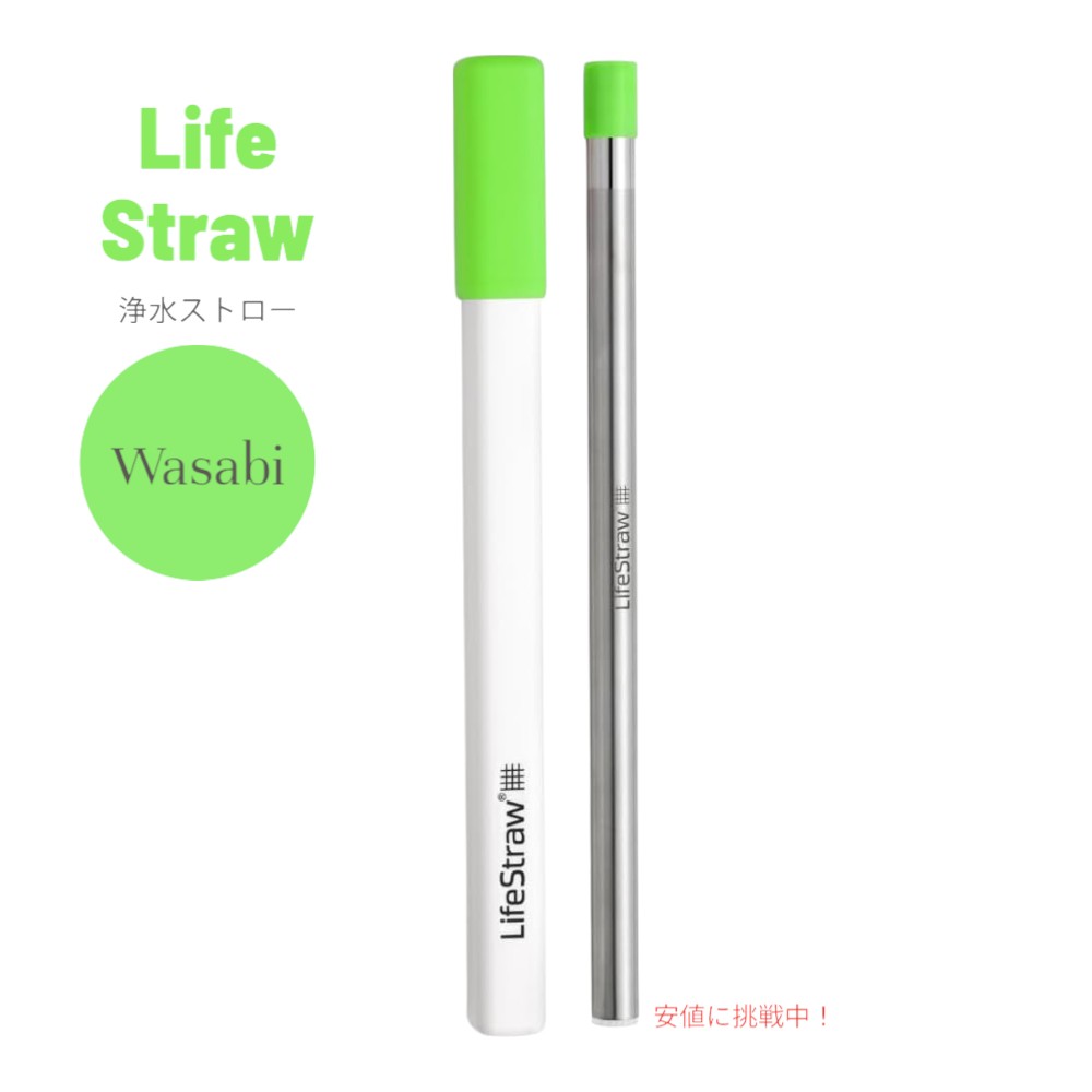 LifeStraw Sip 再利用可能なステンレス製浄水ストロー LifeStraw Sip Reusable Stainless Steel Water Filter Drinking Straw 1