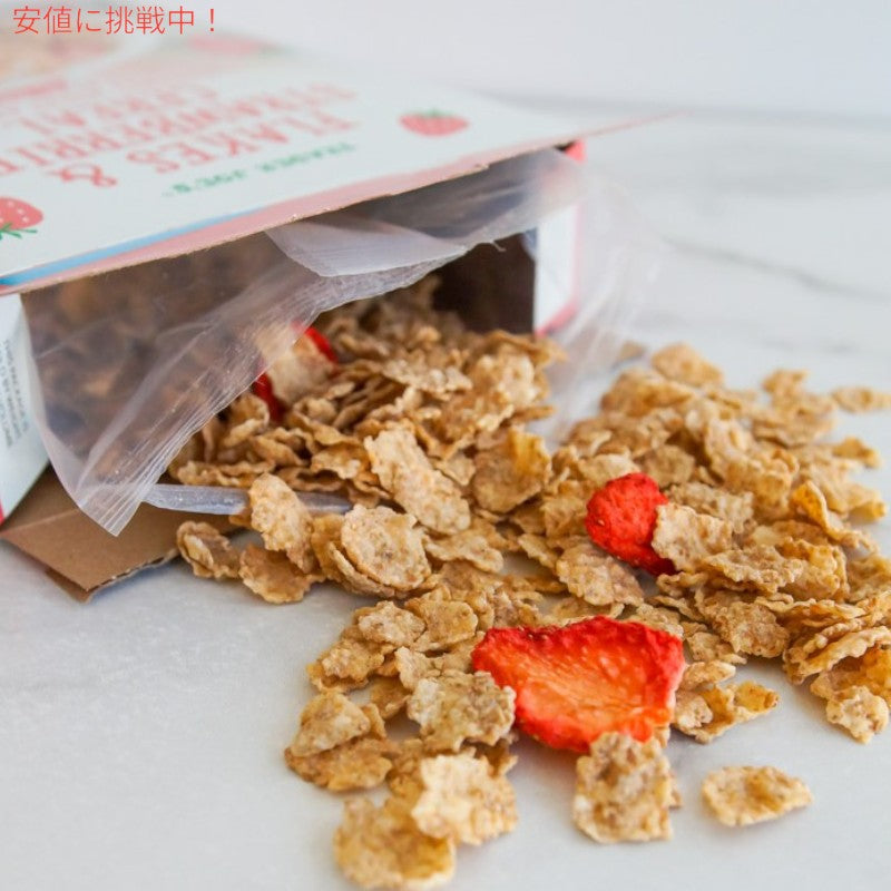 Trader Joes トレーダージョーズ Flakes & Strawberries Cereal フレーク＆ストロベリー シリアル 11.7oz 3
