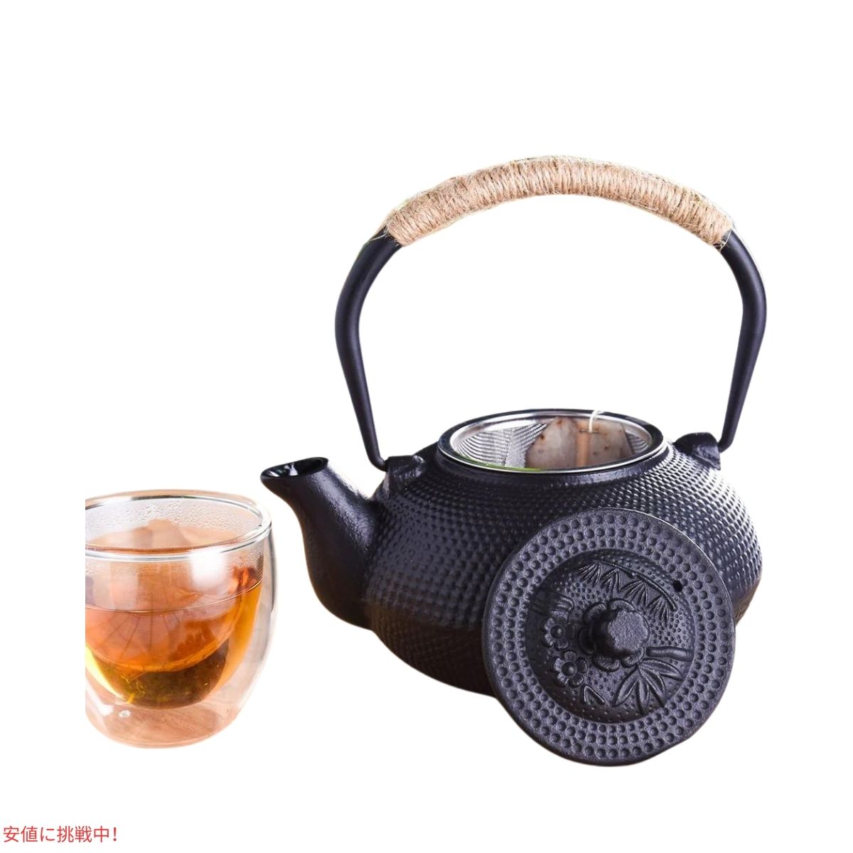 SUSTEAS サステアス ティーケトル 鋳鉄 650ml ブラック Tea Kettle Cast Iron 650ml Black 6