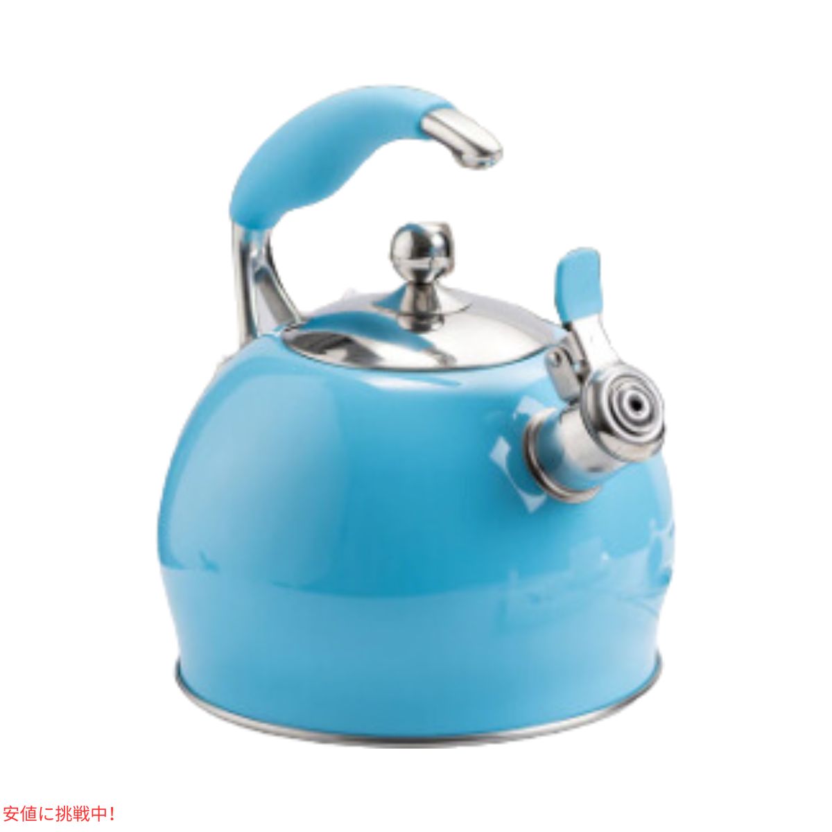 サステアス モダンなホイッスル付きティーポット ブルー  SUSTEAS Modern Whistling Tea Pot Blue 2