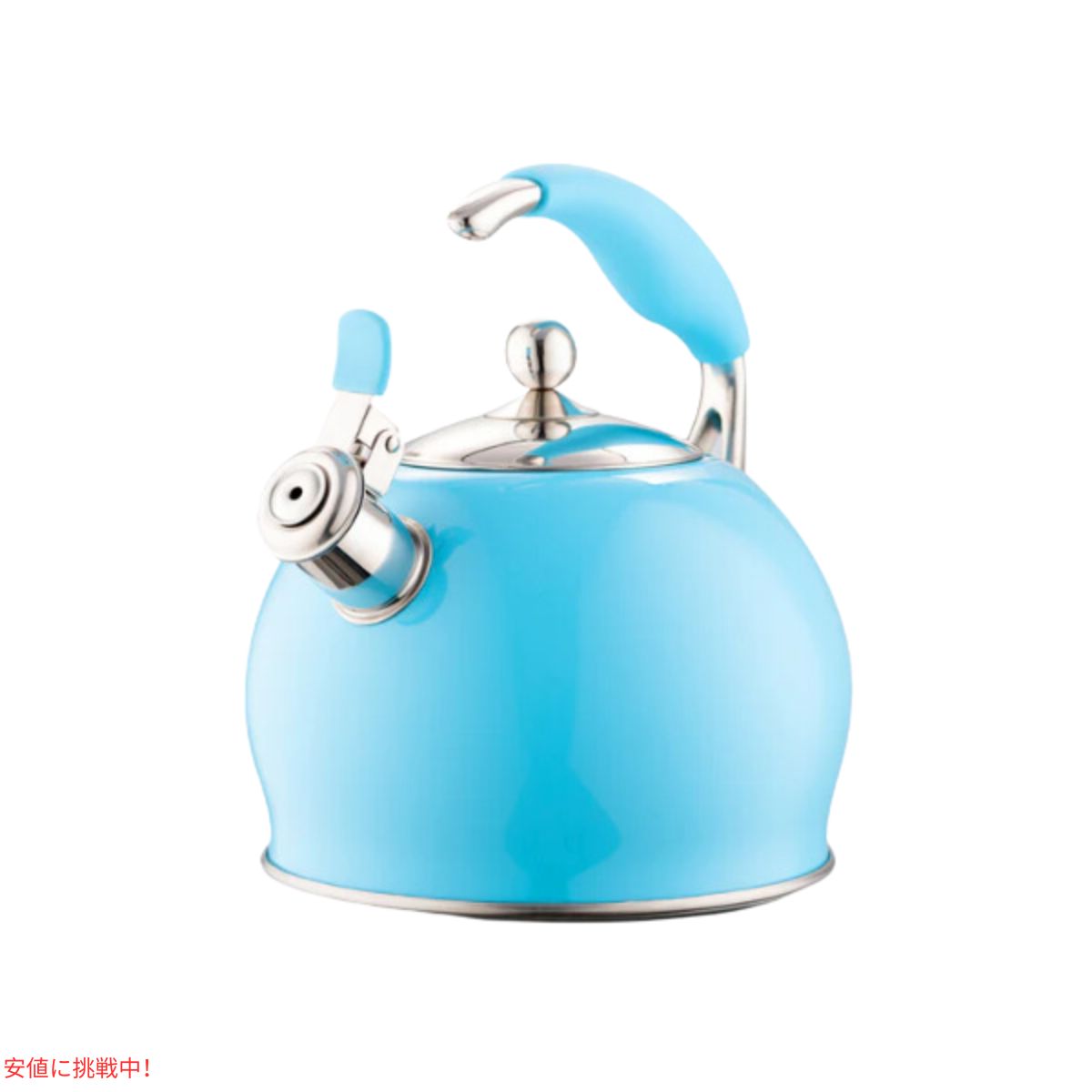 サステアス モダンなホイッスル付きティーポット ブルー  SUSTEAS Modern Whistling Tea Pot Blue 4