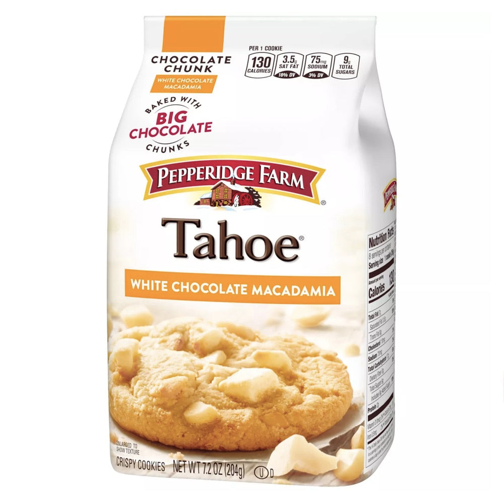 Pepperidge Farm Tahoe White Chocolate Macadamia Cookies - 7.2oz / ペパリッジファーム タホ ホワイトチョコレート マカダミアクッキー 204g 2