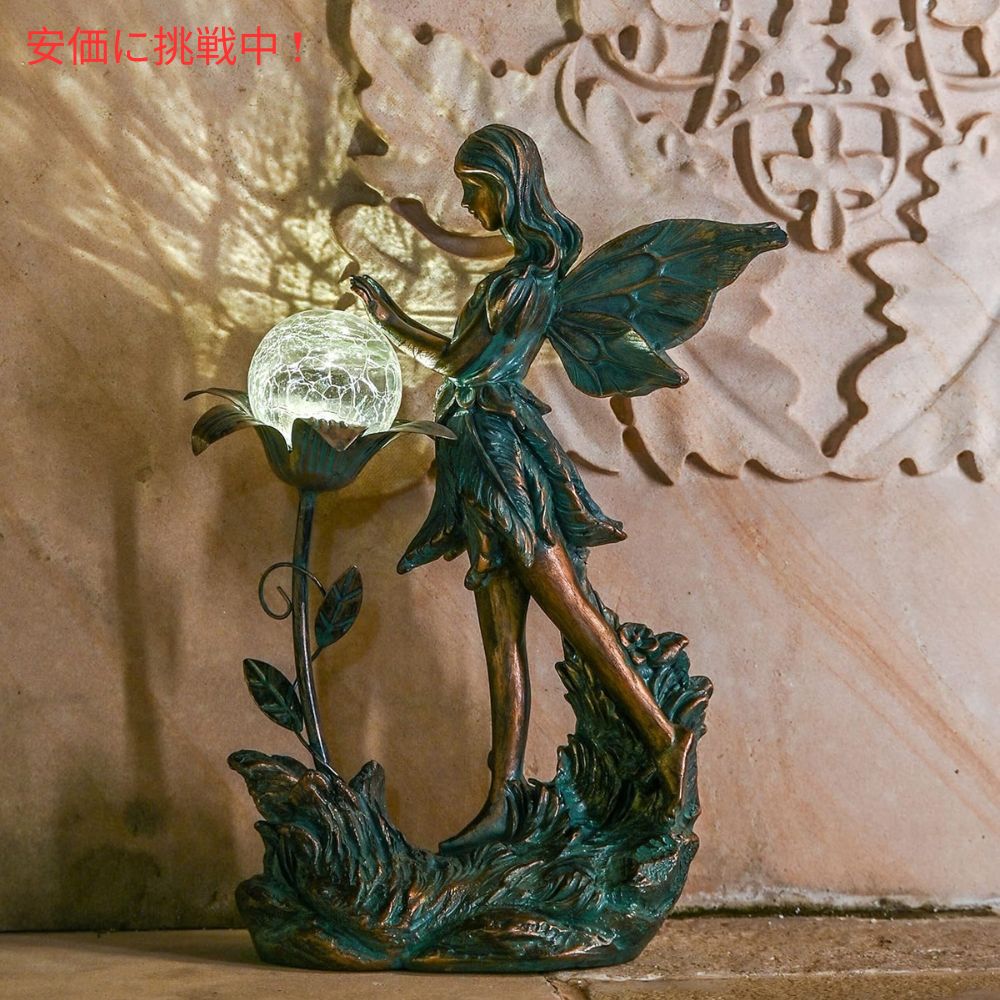 Teresas Collection テレサズコレクション ソーラーライト付きガーデンフェアリー彫刻 Garden Fairy Sculptures with Solar Outdoor Light 6