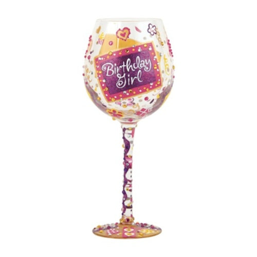 Lolita Wine Glass, Birthday Girl / ロリータ ワイングラス、バースデーガール （ブルゴーニュタイプ） 1