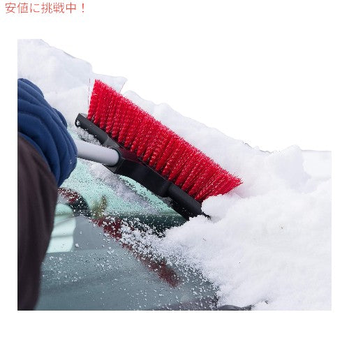 スノー ブラシ 伸縮式 雪ほうき Telescoping Snow Broom アイススクレーパー付き 除雪 車 掃除 511-E Mallory 2