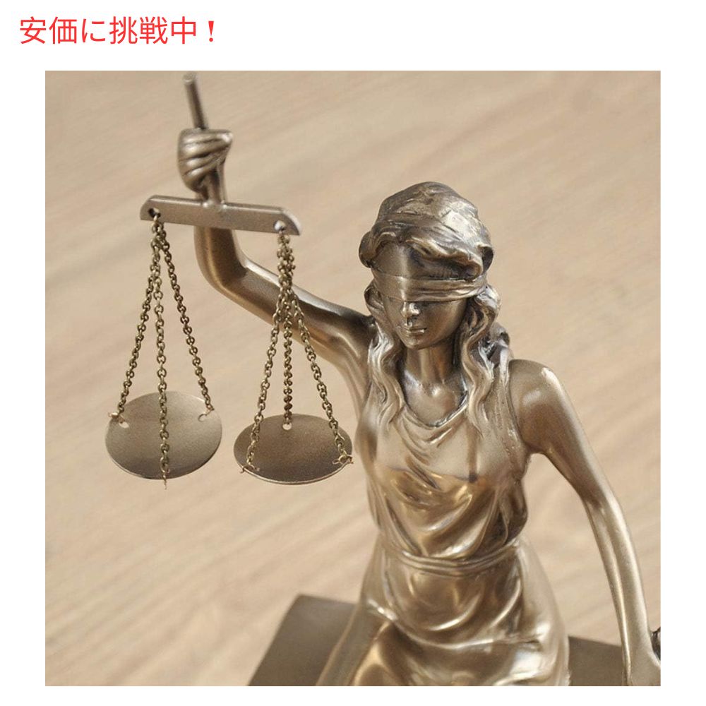 正義の女神像 装飾ブックエンド彫刻 Lady Justice Statue Decorative Bookends Sculpture 7