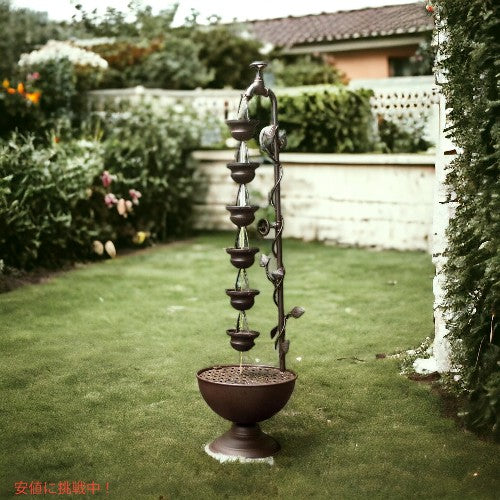 アルパインコーポレーション 屋外用 ウォーターファウンテン ヴィンテージ風 ガーデン 庭 インテリア Alpine Corporation Outdoor Water Fountain 5