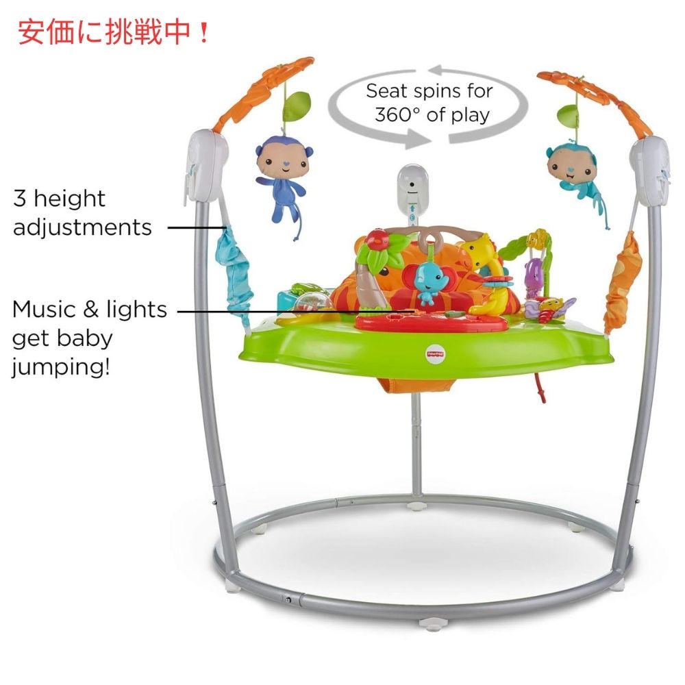 Fisher-Price フィッシャープライス ベビー タイガータイム ジャンパルー Baby Tiger Time Jumperoo 2
