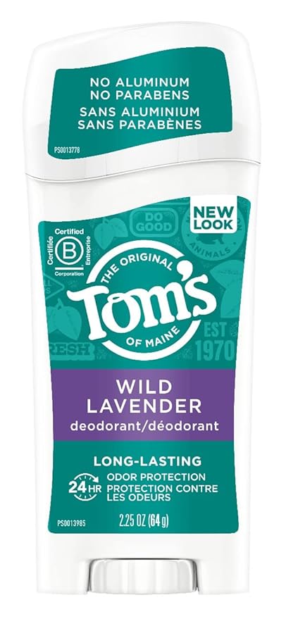トムズ オブ メイン ロングラスティング アルミニウムフリー ナチュラル デオドラント ウィメン ワイルドラベンダー 2.25オンス 1
