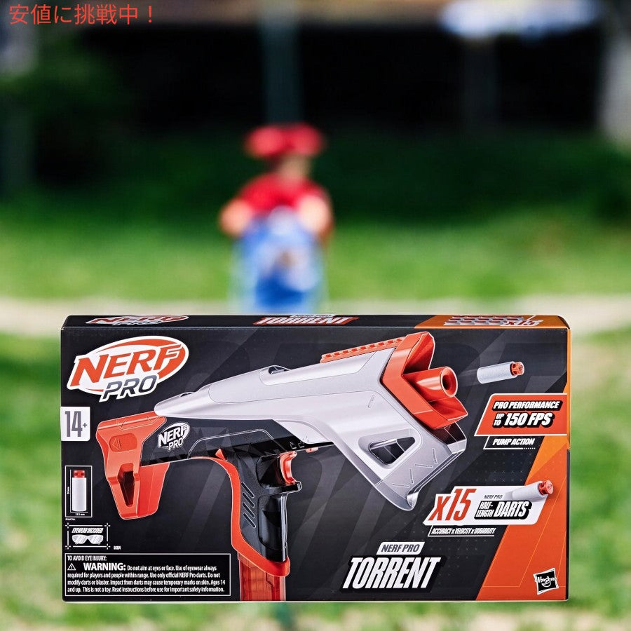 ナーフ プロ NERF PRO トレント ハーフレングス ダーツ ブラスター ダーツマガジン 15本付き Torrent Half-Length Dart Blaster 150 FPS  [G0354] 7