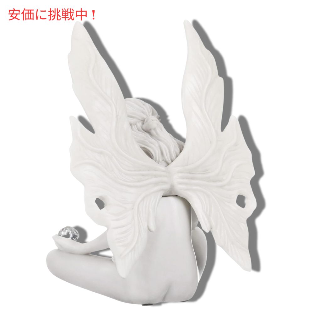 Design Toscano デザイン トスカーノ 見つめる秘密のガーデンフェアリースタチュー 高さ10インチ Gazing Secret Garden Fairy Statue 10inch tall 3