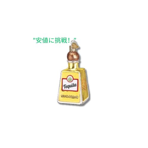 Old World Christmasオーナメント: 大人の飲み物 クリスマスツリー、テキーラ用吹きガラスオーナメント 1