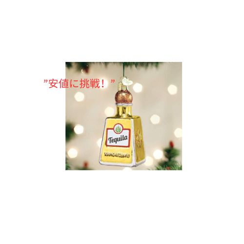 Old World Christmasオーナメント: 大人の飲み物 クリスマスツリー、テキーラ用吹きガラスオーナメント 2