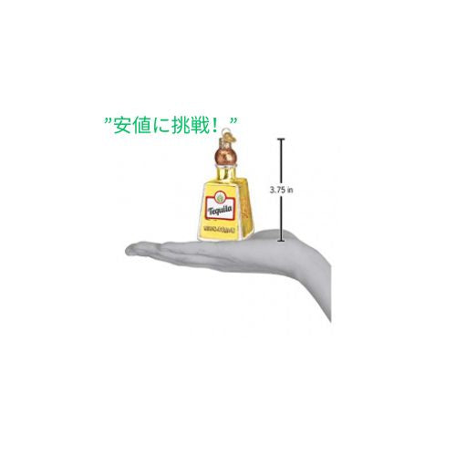 Old World Christmasオーナメント: 大人の飲み物 クリスマスツリー、テキーラ用吹きガラスオーナメント 3