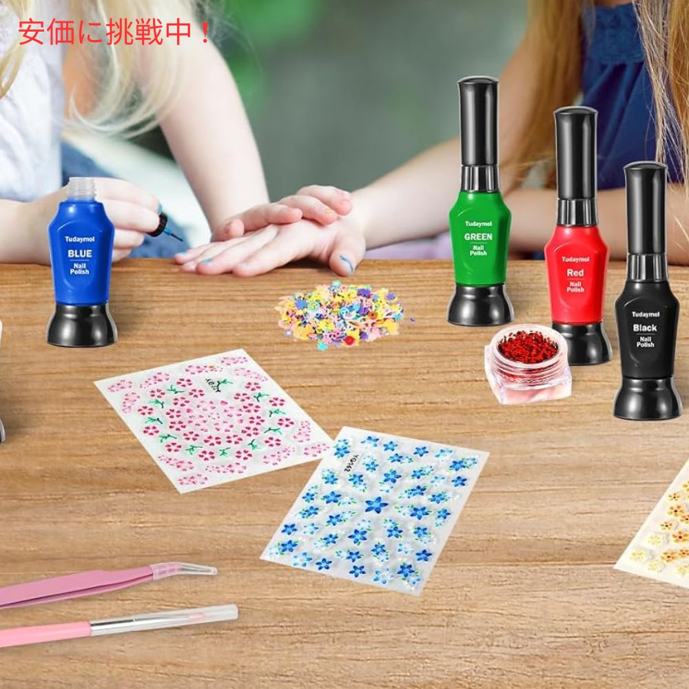 Tudaymol ネイルポリッシュセット 7～12歳向け Nail Polish Set Ages 7-12 7