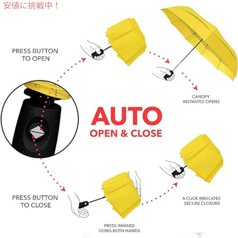 Repel Umbrella リペル・アンブレラ 携帯用 旅行傘 The Original Portable Travel Umbrella 黄色 Yellow 4