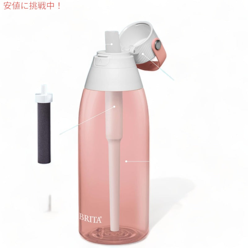 BRITA ブリタ プラスチック浄水器ボトル 36oz ブラッシュ 2