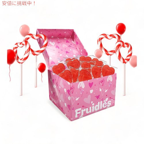 バレンタインデー ロリポップ レッド ダブル ハート型 チェリー味 Valentines Day Lollipops Red Double Heart Shaped Cherry Flavored 2