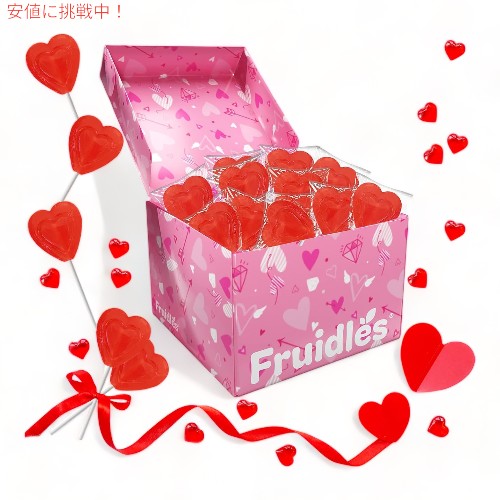 バレンタインデー ロリポップ レッド ダブル ハート型 チェリー味 Valentines Day Lollipops Red Double Heart Shaped Cherry Flavored 3