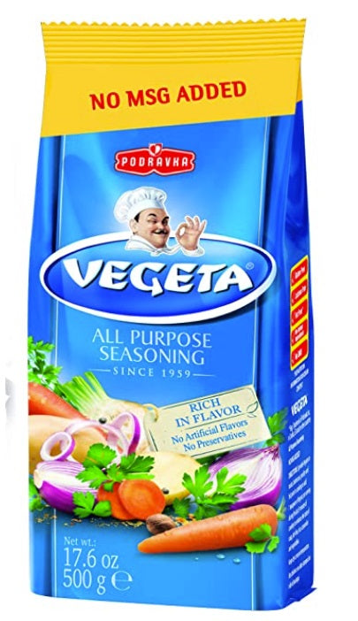 クロアチアの調味料 野菜ブイヨン（コンソメ）ベゲタ 大容量サイズ 500g Podravka Vegeta Seasoning  17.6oz 1