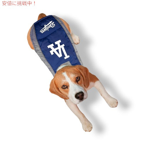 ロサンゼルス ドジャーズ Pets First MLB Los Angeles Dodgers Puffer Vest for Pets ペット用パファー ベスト (ミディアム) 2