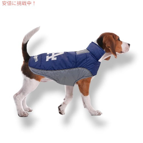 ロサンゼルス ドジャーズ Pets First MLB Los Angeles Dodgers Puffer Vest for Pets ペット用パファー ベスト (ミディアム) 3