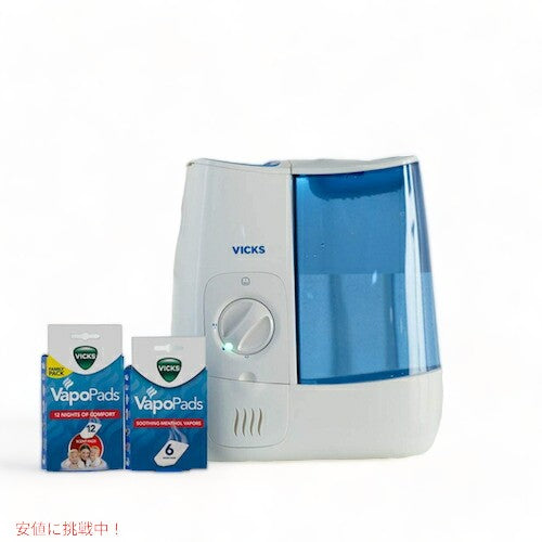 Vicks VapoPads, 6 Count Menthol VSP19  ヴィックス 加湿器用 詰替用 ヴェポパッド 6枚入り メンソール 7