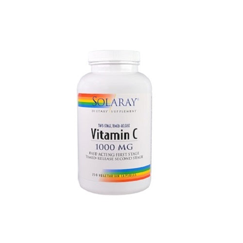 Solaray Two Stage Time Released Vitamin C 1000 mg  ソラレー タイム リリース ビタミンC 250 錠 1