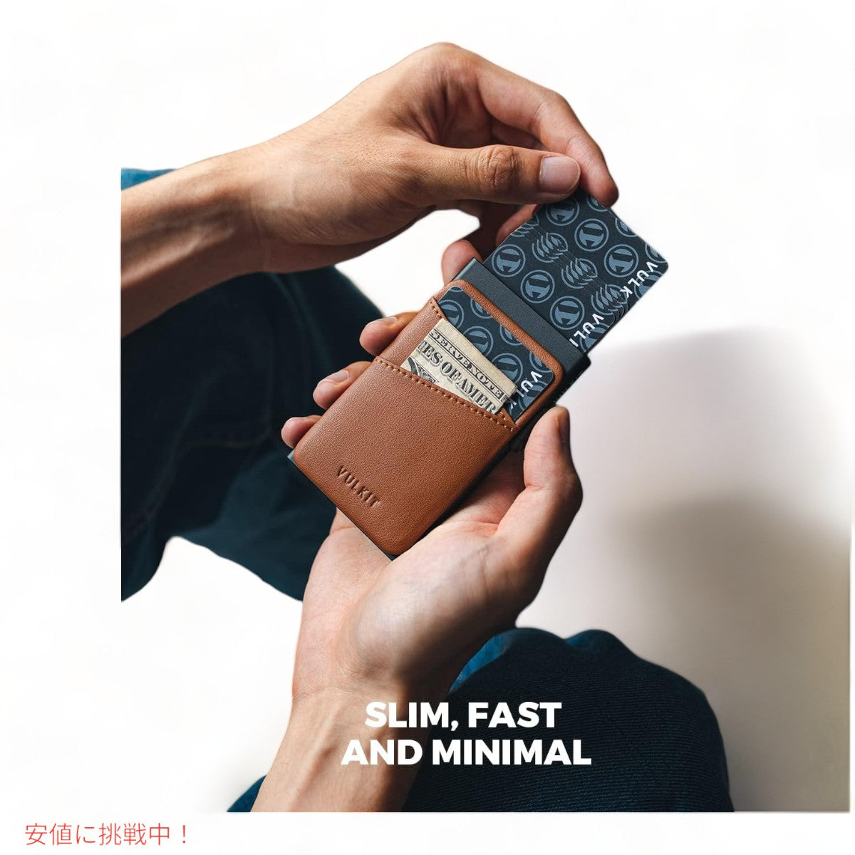 VULKIT ミニマリスト 財布 ポップアップウォレットクレジットカードホルダー Pop up Wallet Credit Card Holder 2