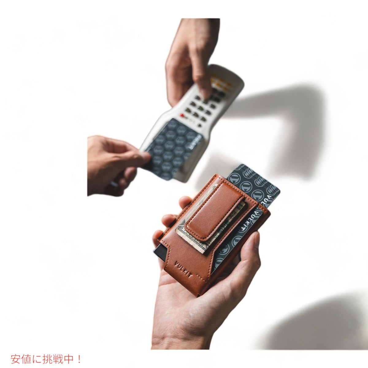 VULKIT ミニマリスト 財布 カードホルダー ポップアップカードウォレット Mens Wallet Card Holder Pop Up 6