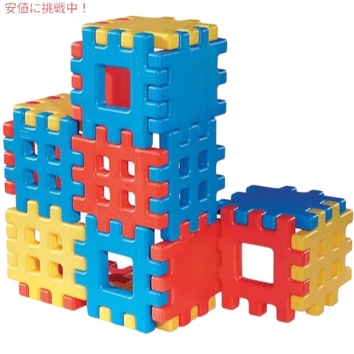 Little Tikes リトルタイクス Big Waffle Block Set 18 pieces ビッグワッフル ブロックセット 18ピース 大型ブロック インドア アウトドア おもちゃ 7