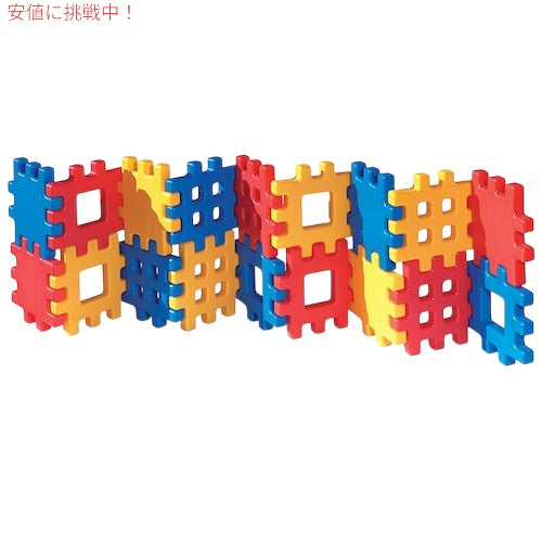 Little Tikes リトルタイクス Big Waffle Block Set 18 pieces ビッグワッフル ブロックセット 18ピース 大型ブロック インドア アウトドア おもちゃ 5