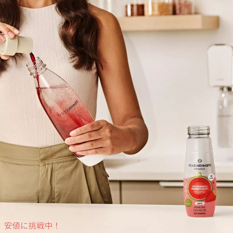 SodaStream ソーダストリームZero Strawberry Watermelon Sodamixゼロ・ストロベリー・スイカ・ソーダミックス14.8oz 5